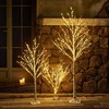 LITBLOOM Lighted White Twig Branches with Timer and Dimmer 2