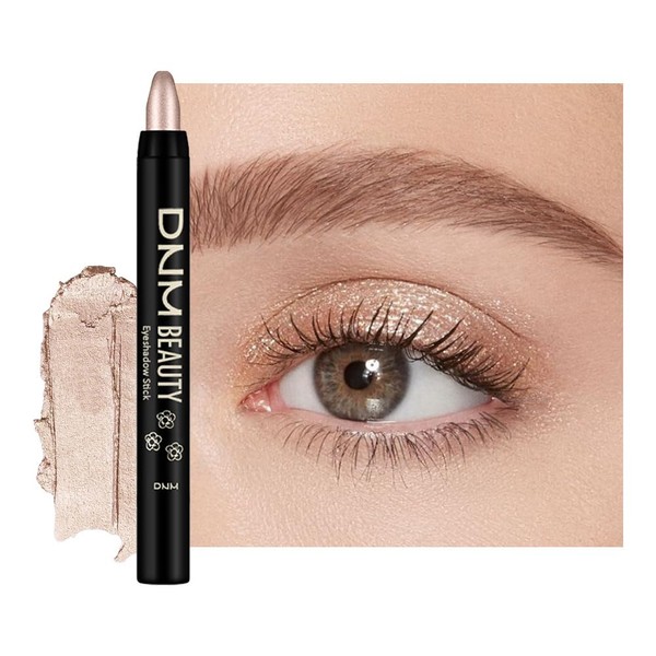 Kaely Cream Eye Shadow Sticks, Silver Moonlight Shimmer Eyeliner Pencil