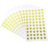 AquaLoach 600 Pcs Sparkly Gold Star Stickers Label Stickers Easy