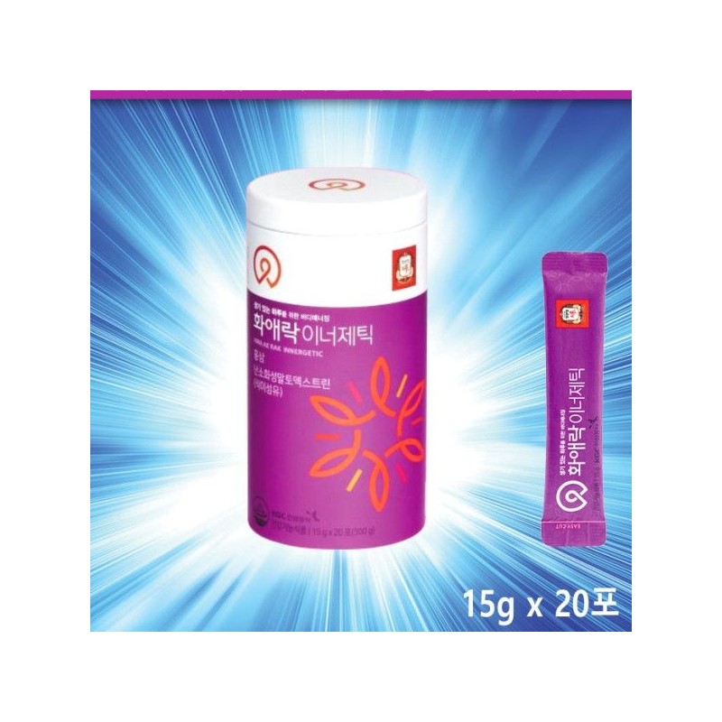 Jeonggwanjang CheongKwanJang Hwaerak Innerjet 20 sachets / 정관장 화애락 이너제틱