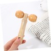 Healvian 4pcs Wooden Massage Roller for Full Body Relaxation Handheld
