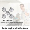 TURNEGOO AEZ73453509 Stove Knobs Burner Control Knobs Replacement Compatible with