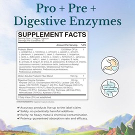 VITALITOWN Probiotics 120 Billion CFUs | 36 Strains, with Prebiotics & Digestive Enzymes for Men Women | Shelf Stable | Digestive Health & Immune Supp