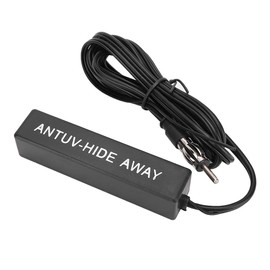 Antenna, Tv Antenna Outdoor Amplifier 12V Universal Electronic Stereo AM/FM Radio Hidden Amplified with 77" Power and Cable for Car Ship RV