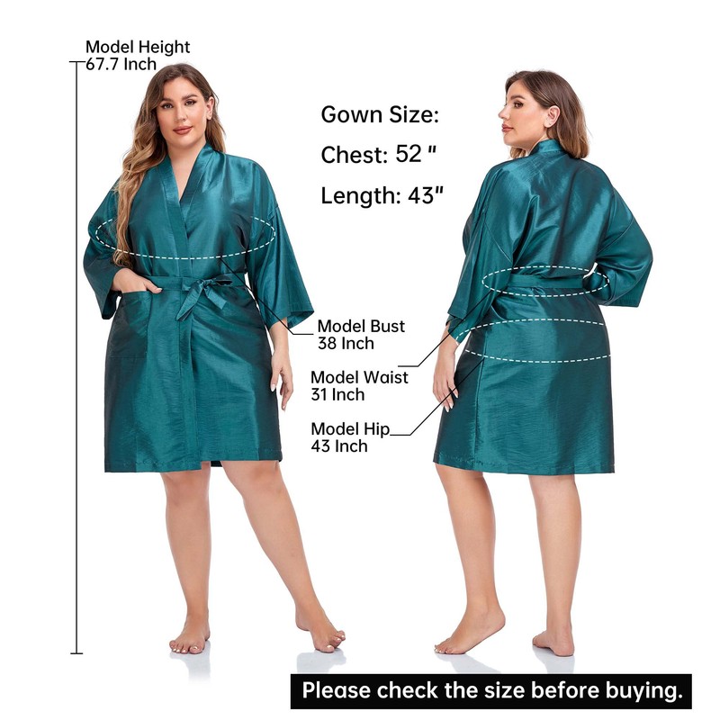 Salon Client Gown Hairdressing Clothes Kimono Heavensends 43 Long (Black) blue