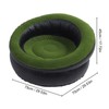 Inflatable Couch PVC Flocking Portable Ergonomic Blow Up Sofa Chair