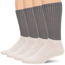 Jefferies Socks mens Jefferies Men's Military Acrylic Rib Combat Crew Boot 4 Pack Casual Sock, Foliage Green, Shoe Size 9-12 US