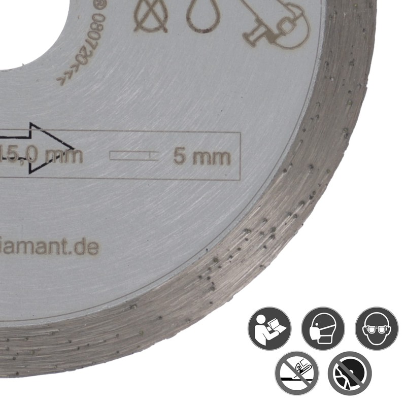 PRODIAMANT Diamond Cutting Disc Tile 80 mm x 15 mm