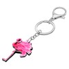 WEVENI Inspirational Flamingo Gifts for Women Girls Pink Flamingo Keychain