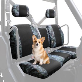 MDPROMCP Ranger XP 1000 Seat Covers, Split Back UTV Seat Covers Compatible with 2018 2019 2020 2021 2022 2023 2024 2025 Polaris Ranger XP 1000, 2020 2021 2022 Ranger 1000 Camouflage