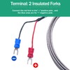 Twidec/2M NPT 1/2"inch Pipe Thread (6X50MM) Temperature Sensor Probe Two