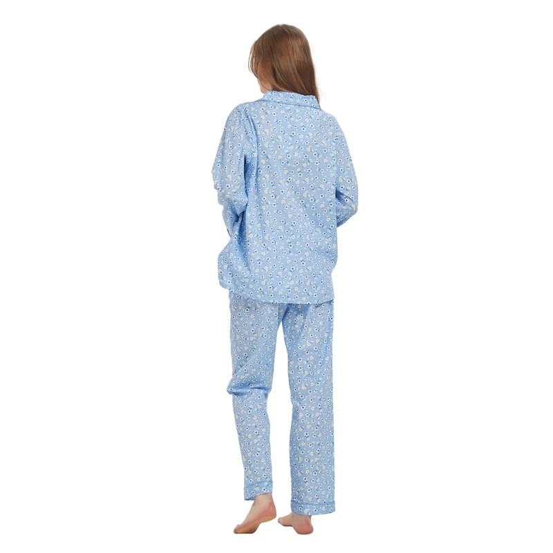 kolipajam 100% Cotton Pyjamas For Women Long-Sleeve PJS set Cozy