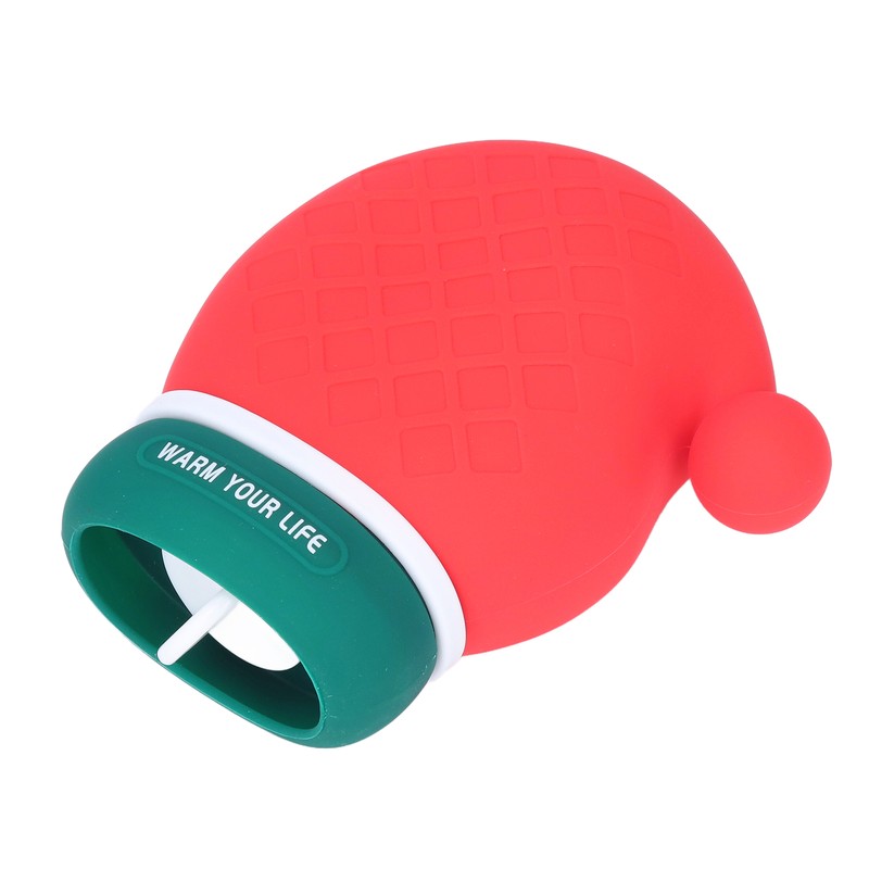 Silicone Hand Warmer Water Leakage Resistance Scaldproof Christmas Hat Gloves