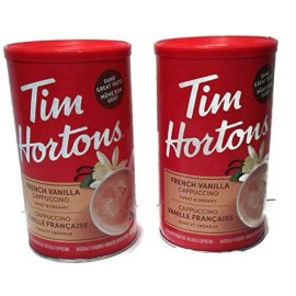 Tim Hortons French Vanilla Cappuccino, (2pk), 454g/16oz., Tins,