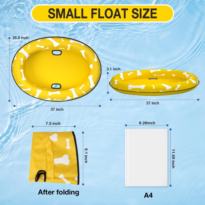 Pet Soft Dog Float Raft - Inflatable Dog Swimming Float