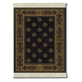 Lextra (Country Heritage Stars), MouseRug, Black and Gold, 10.25" x 7.125", one