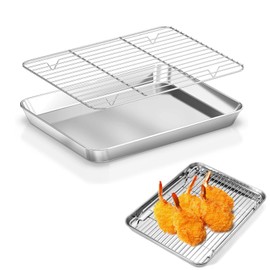 Doyime Fry Food, Tempura Bat, Cooking Tray, Stainless Steel, Fry Oven, Shallow Bat, Bat, Netting, Oil Slicing Bat, For Deep Frying, Cooking Bat, Oven Safe, Dishwasher Safe