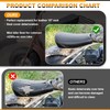 Kistrba Mini Bike Seat Replacement for 15'' Coleman CT200u-ex