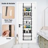 Churboro Over the Door Pantry Organizer Rack with 9 Adjustable