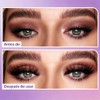 SASHA Kit de Pestañas Postizas DIY, 144 Pestañas Individuales Racimos