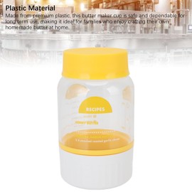 Butter Maker, Butter Maker Machine, Butter Maker Cup Plastic Multifunctional Cream Separator Butter Making Bottle for Kitchen Cooking Baking