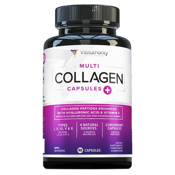 Vitauthority Multi Collagen Protein+, 90 Capsules