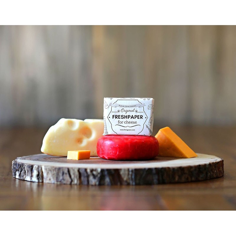 THE FRESHGLOW Co FRESHPAPER Food Saver Sheets for Cheese, 8