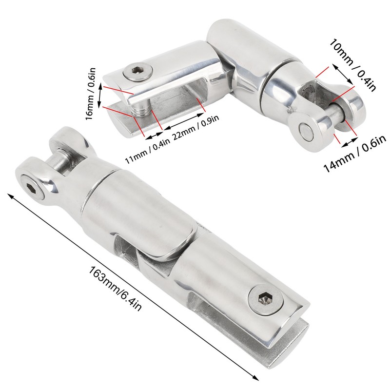 Boat Anchor Swivel Heavy Duty 316 Stainless Steel 360 Degree