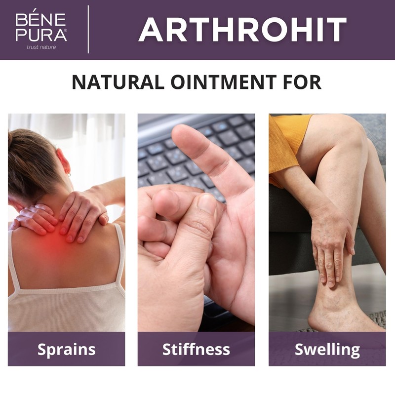 Bene Pura Trust Nature BenePura Arthrohit Comfrey Ointment, Natural Ointment