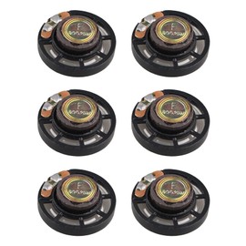 Jopto 6 x 0.25 W 8 Ohm Internal Magnet Mini Music Speaker 28.5 mm Diameter