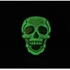 GBJUK Glow in the Dark Skull Pin Badge with Back