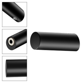 Keuco Reva Towel Hook, Metal Black Matt, Made in Germany, for Towels and Bathrobes, Includes Screws and Dowels, Wall Hooks for Drilling