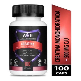 Creatina Monohidratada 100 Cápsulas A4h Armor For Health