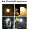 AHXHWKA Solar Clip Lights, 3 Modes Motion Sensor Solar Outdoor