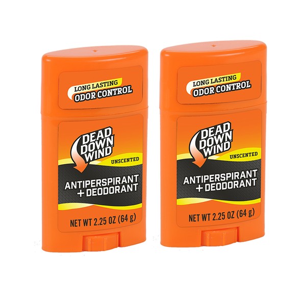Dead Down Wind Antiperspirant & Deodorant - 2.25 Ounce - Odor Elimination (2 Pack)