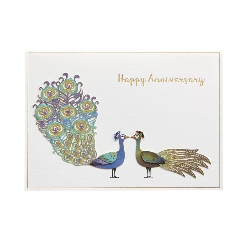 NIQUEA.D, Peacocks Anniversary Card