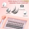 Lash Clusters DIY Eyelash Extensions 42 PCS Clusters Lashes 10-14mm