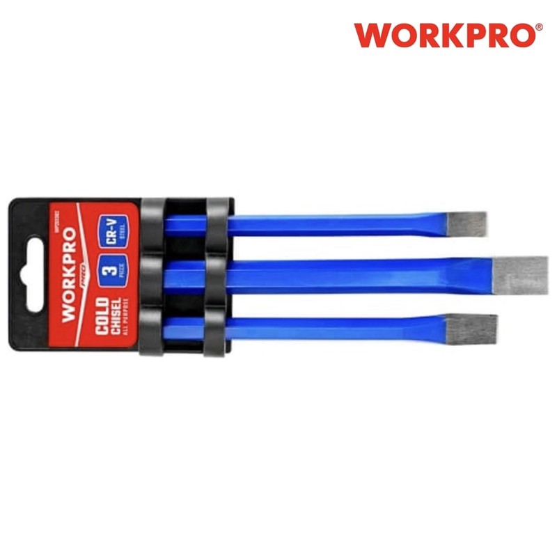 WORKPRO 3-teiliges Meißel-Set aus Eisen