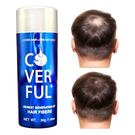 Fibra Capilar Coverful 28g Maxima Adherencia Calvicie Cabello Barba No Sevich                                                                         