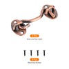 sourcing map 2Pcs 3 Inch Hook and Eye Latch, Barn