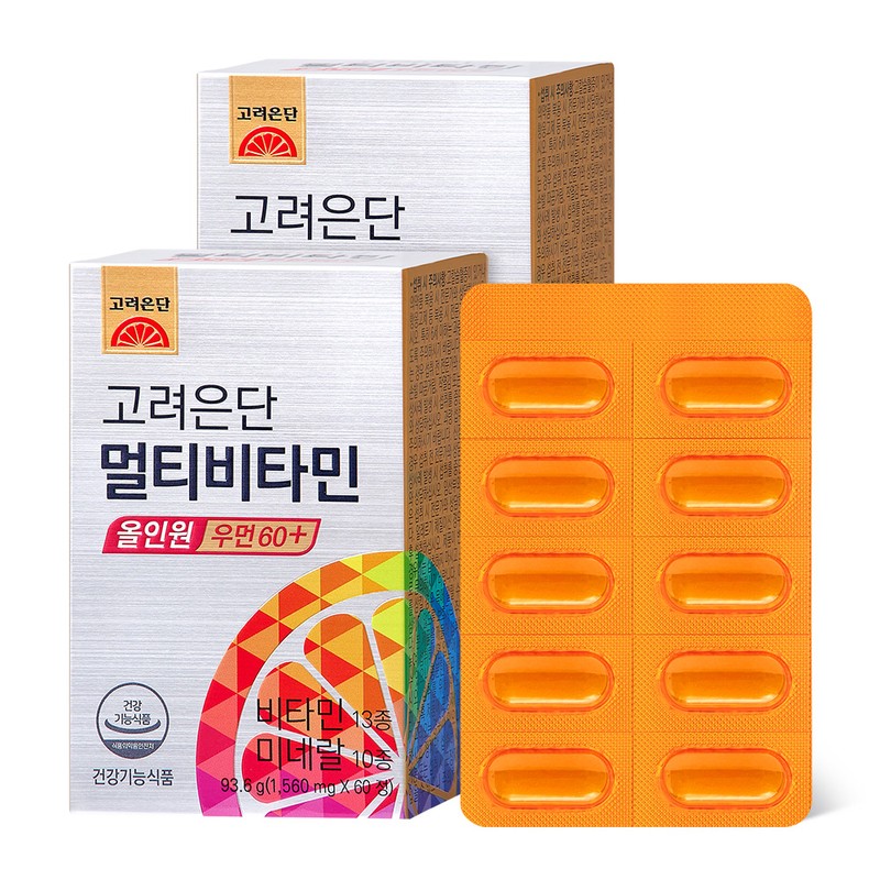 Goyaeundanmall Goryeo Eundan Multivitamin All-in-One 60 Tablets (Choose 2 of