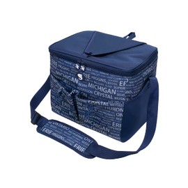 geckobrands Large Removable Hardliner Tote Cooler – Holds Up to 24 Cans or 15 Bottles, 5 Pockets/2 Neoprene, Easy Access Lid