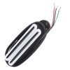 11K Dual Hot Rail Humbucker Pickup Ceramic Magnet ABS Electric
