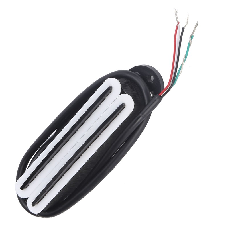 11K Dual Hot Rail Humbucker Pickup Ceramic Magnet ABS Electric