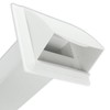 Spares2go External Wall Vent Cowl Kit for Hotpoint Vented Tumble