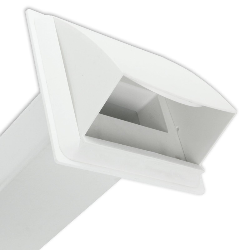 Spares2go External Wall Vent Cowl Kit for Hotpoint Vented Tumble