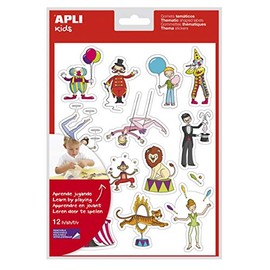 APLI Kids 11446 Blister Pack of 12 H Gomets The Circus 11446