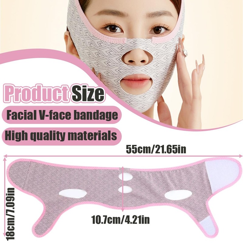 UEIOAVL Face Tightening Bands, 1 Piece Beauty Face Contouring Sleep