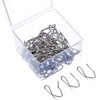 58 Pack Metal Curtain Hooks Pin-On Drapery Hooks 1.2 by