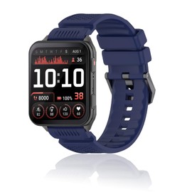 NOUKAJU Band for Garmin Venu X1, SmartWatch Replacement Band,Soft Silicone Strap,Watch Accessories,Replacement Strap for Garmin Venu X1 Smart Watch(Blue)